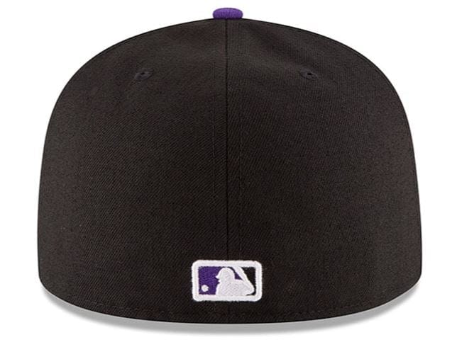 Adult Colorado Rockies New Era Black Alternate Authentic Collection On-Field 59FIFTY Fitted Hat - Men's - Image 3