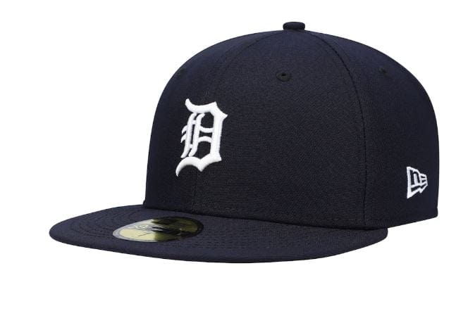 Adult Detroit Tigers New Era Navy Home Authentic Collection On-Field 59FIFTY Fitted Hat - Men's