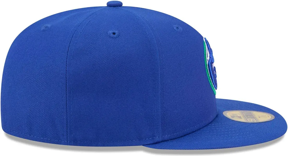 Adult Minnesota Timberwolves Blue Hardwood Classic Team Logo 59Fifty Fitted Hat - Men's - Image 2