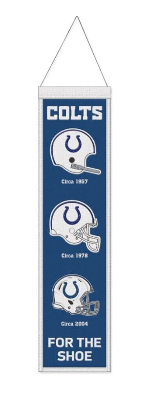 All Ages Indianapolis Colts WinCraft 8'' x 32'' Evolution Banner - Unisex