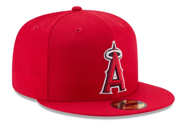 Adult Los Angeles Angels New Era Red Game Authentic Collection On-Field 59FIFTY Fitted Hat - Men's - Image 4