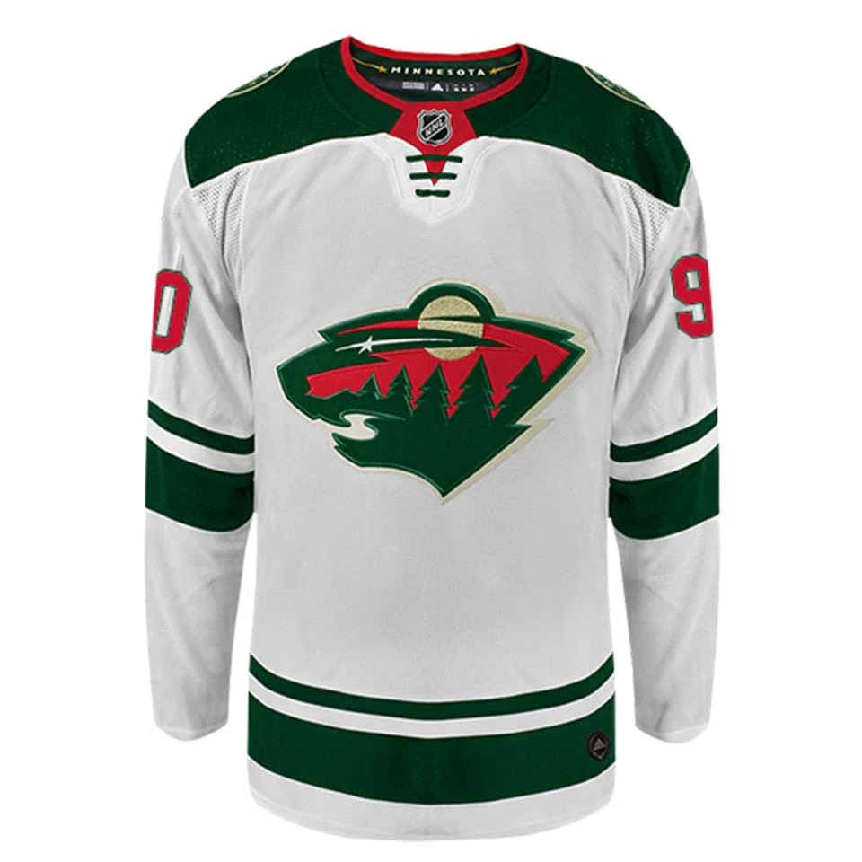 Adult Marcus Johansson adidas Minnesota Wild adidas White Authentic Player Jersey - Men's - Image 2