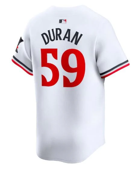 Adult Jhoan Duran Minnesota Twins Nike White Home Limited Player Jersey - Men's - Image 2