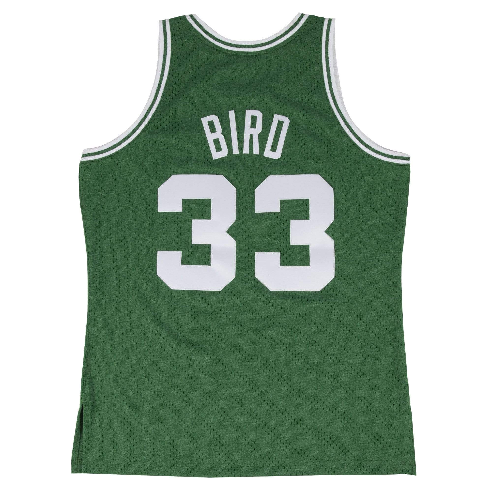 Adult Larry Bird Boston Celtics Mitchell & Ness Green Throwback Swingman Jersey - Men's - Image 2