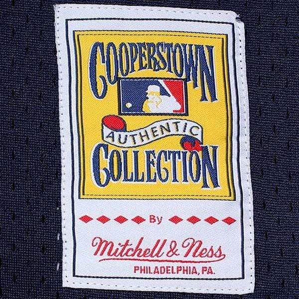Adult Ozzie Smith St. Louis Cardinals Mitchell & Ness Navy Cooperstown Mesh Batting Practice Jersey - Men's - Image 5