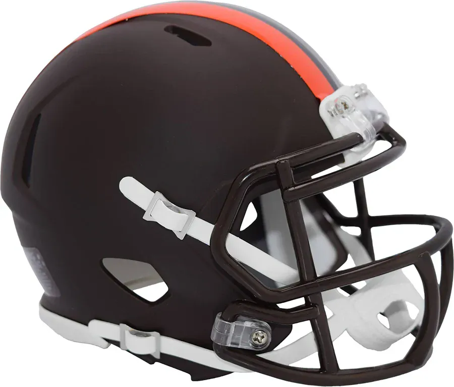 Riddell Cleveland Browns 2025 On-Field Alternate Mini Speed Helmet - Unisex
