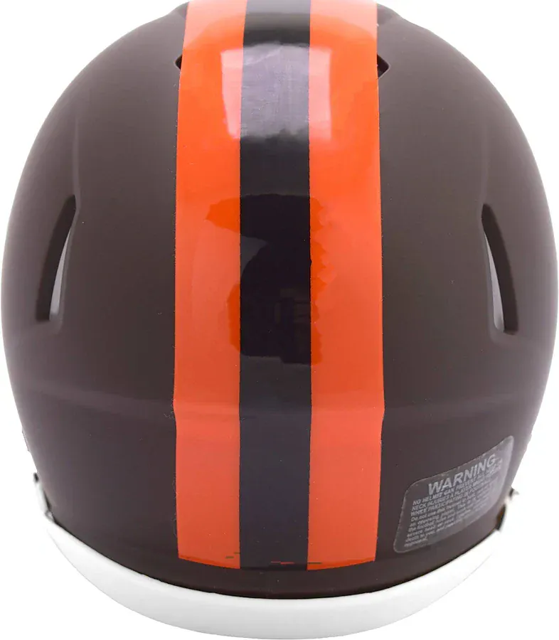 Riddell Cleveland Browns 2025 On-Field Alternate Mini Speed Helmet - Unisex - Image 2
