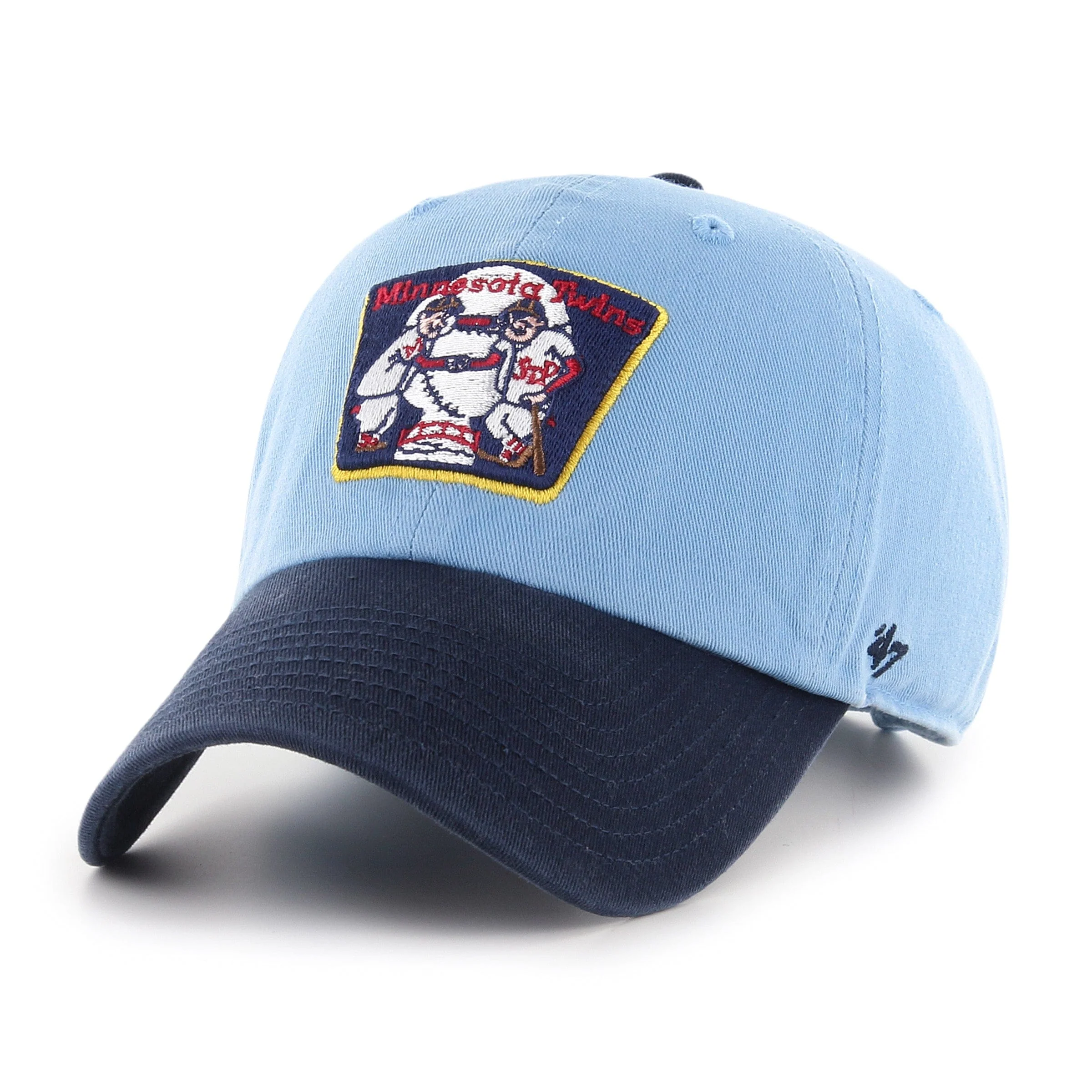 Minnesota Twins '47 Brand Light Blue Cooperstown Logo Clean Up Adjustable Hat - Men's