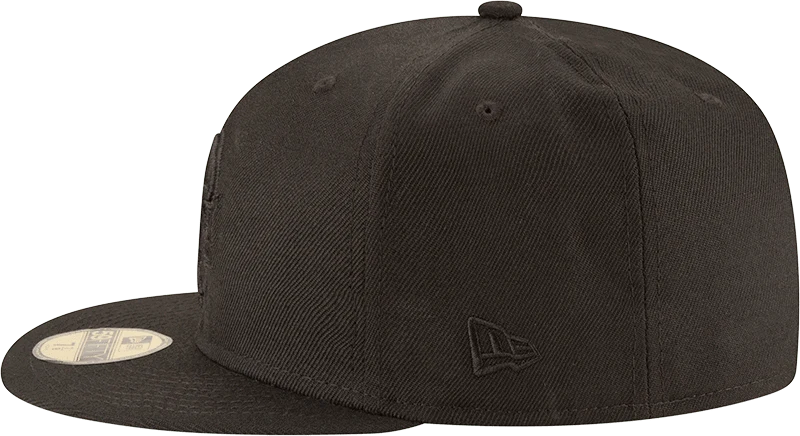 Minnesota Vikings New Era Black on Black Collection 59FIFTY Fitted Hat - Image 4