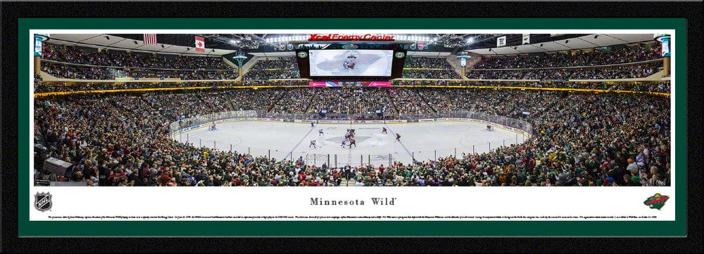 Adult Minnesota Wild Center Ice Xcel Energy Center Panorama - Unisex - Image 2