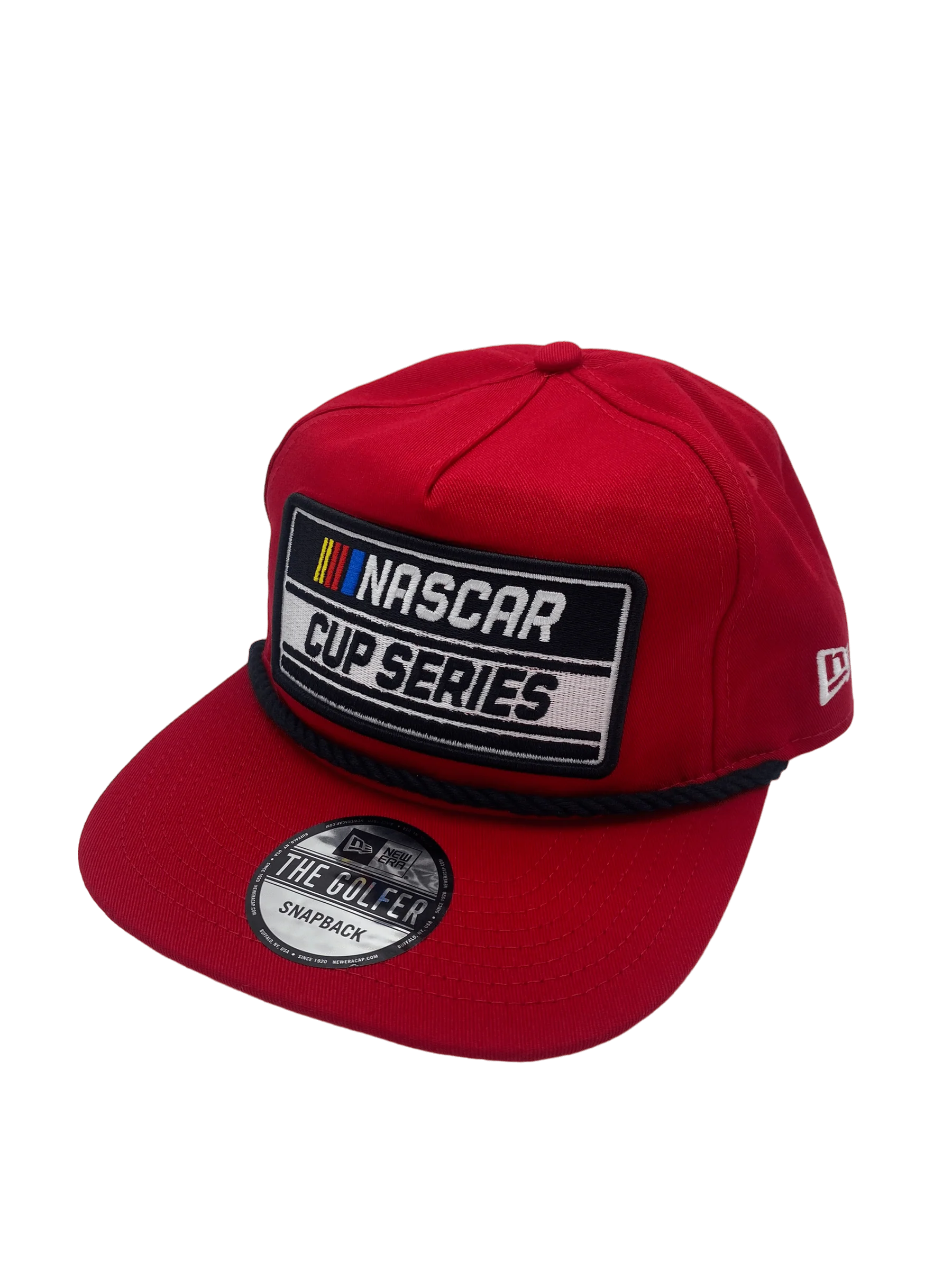 Adult Nascar Cup Series New Era Custom Red Golfer Adjustable Snapback Hat - Men's