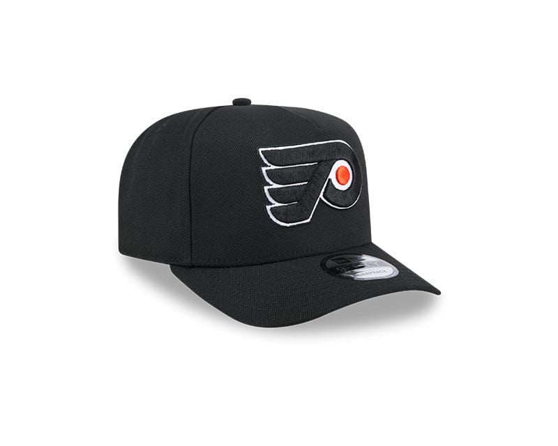 Adult Philadelphia Flyers New Era Black A-Frame 9FIFTY Adjustable Snapback Hat - Men's - Image 4