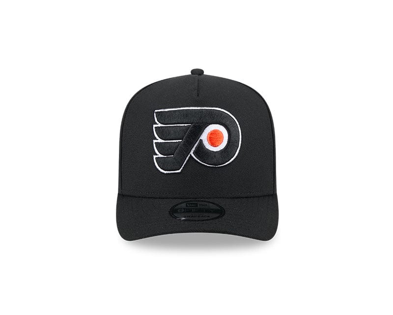 Adult Philadelphia Flyers New Era Black A-Frame 9FIFTY Adjustable Snapback Hat - Men's - Image 5