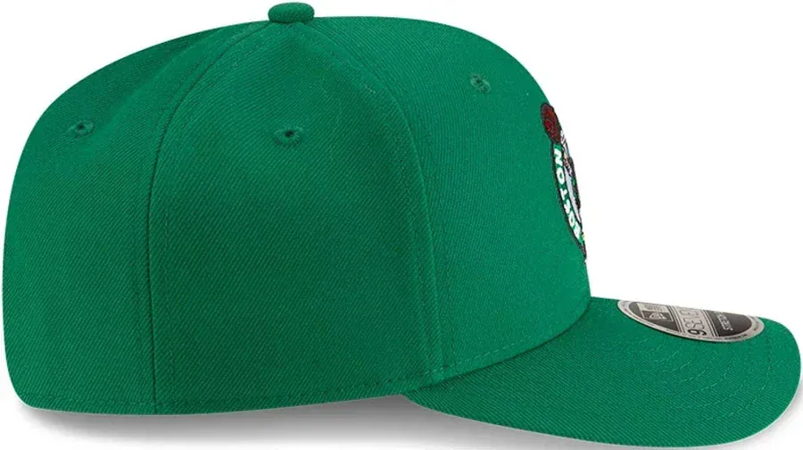 Adult Boston Celtics New Era Green Basic 9SEVENTY Stretch-Snapback Hat - Men's - Image 3