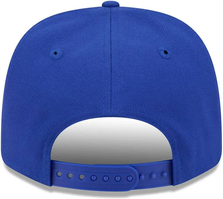 Adult New York Knicks New Era Blue Basic 9SEVENTY Stretch-Snapback Hat - Men's - Image 4