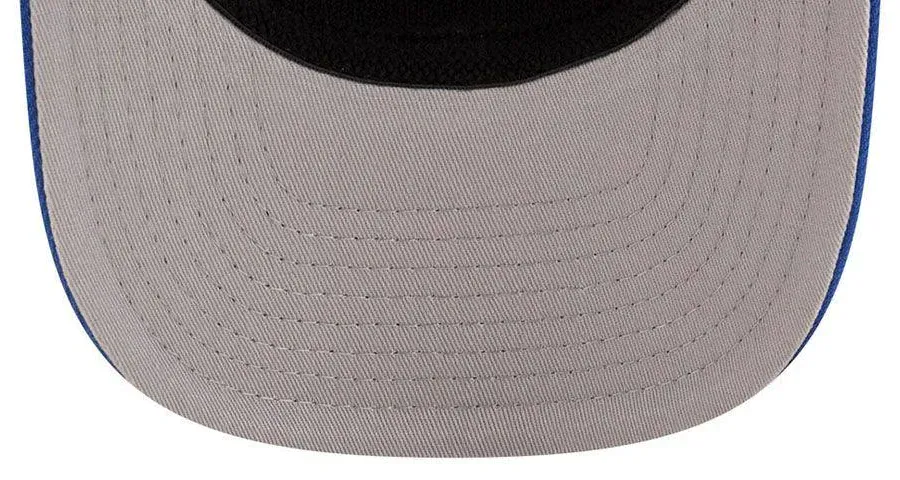 Adult New York Knicks New Era Blue Basic 9SEVENTY Stretch-Snapback Hat - Men's - Image 5