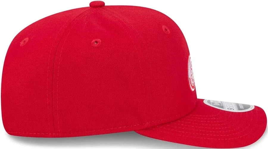 Adult Detroit Red Wings New Era Red Basic 9SEVENTY Stretch-Snapback Hat - Men's - Image 2