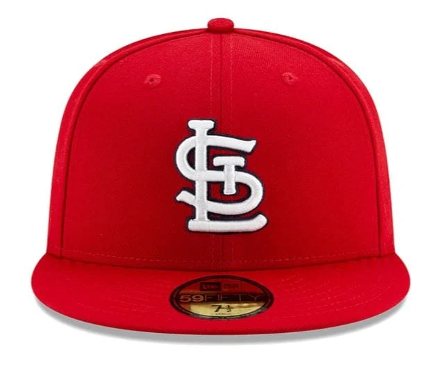 Adult St. Louis Cardinals New Era Red On-Field Authentic Collection 59FIFTY Fitted Hat - Men's - Image 4
