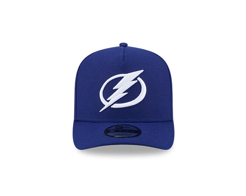 Adult Tampa Bay Lightning New Era Blue A-Frame 9FIFTY Adjustable Snapback Hat - Men's - Image 5