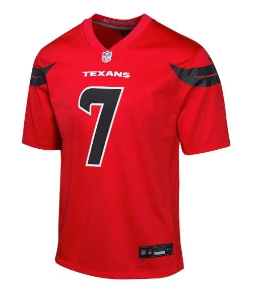 Youth CJ Stroud Houston Texans Nike Red Alternate Game Jersey - Unisex - Image 3