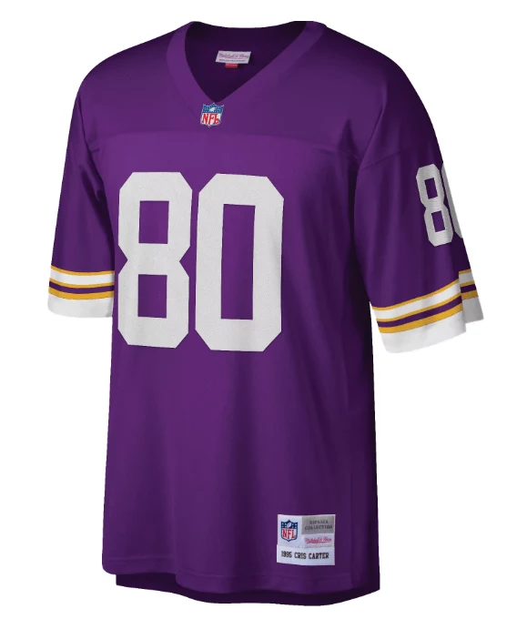 Youth Cris Carter Minnesota Vikings Mitchell & Ness Purple Throwback Jersey - Unisex - Image 3