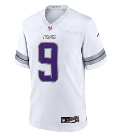 Youth JJ McCarthy Minnesota Vikings Nike White Winter Warrior Game Jersey - Unisex - Image 3