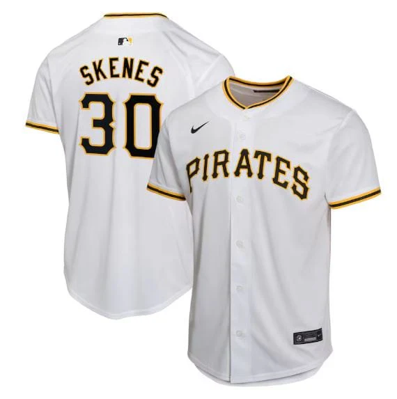 Youth Paul Skenes Pittsburgh Pirates Nike White Replica Jersey - Unisex