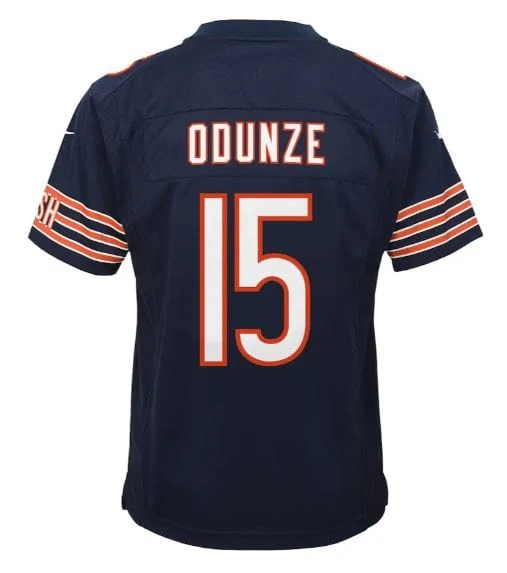 Youth Rome Odunze Chicago Bears Nike Navy Game Jersey - Unisex - Image 2