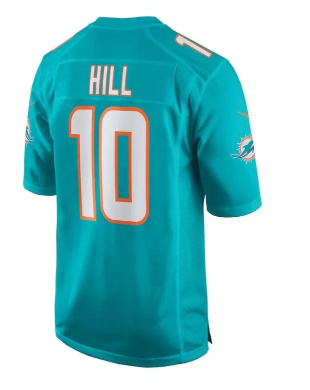 Youth Tyreek Hill Miami Dolphins Nike Aqua Game Jersey - Unisex - Image 2