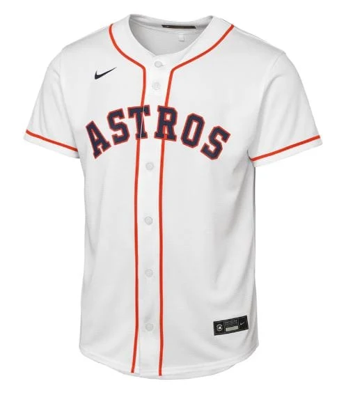 Youth Yordan Alvarez Houston Astros Nike White Replica Jersey - Unisex - Image 3