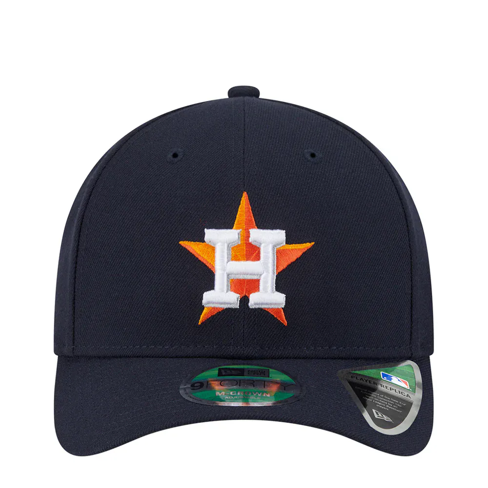 Youth Houston Astros Navy New Era Player Replica 9FORTY M-Crown Adjustable Snapback Hat - Image 2
